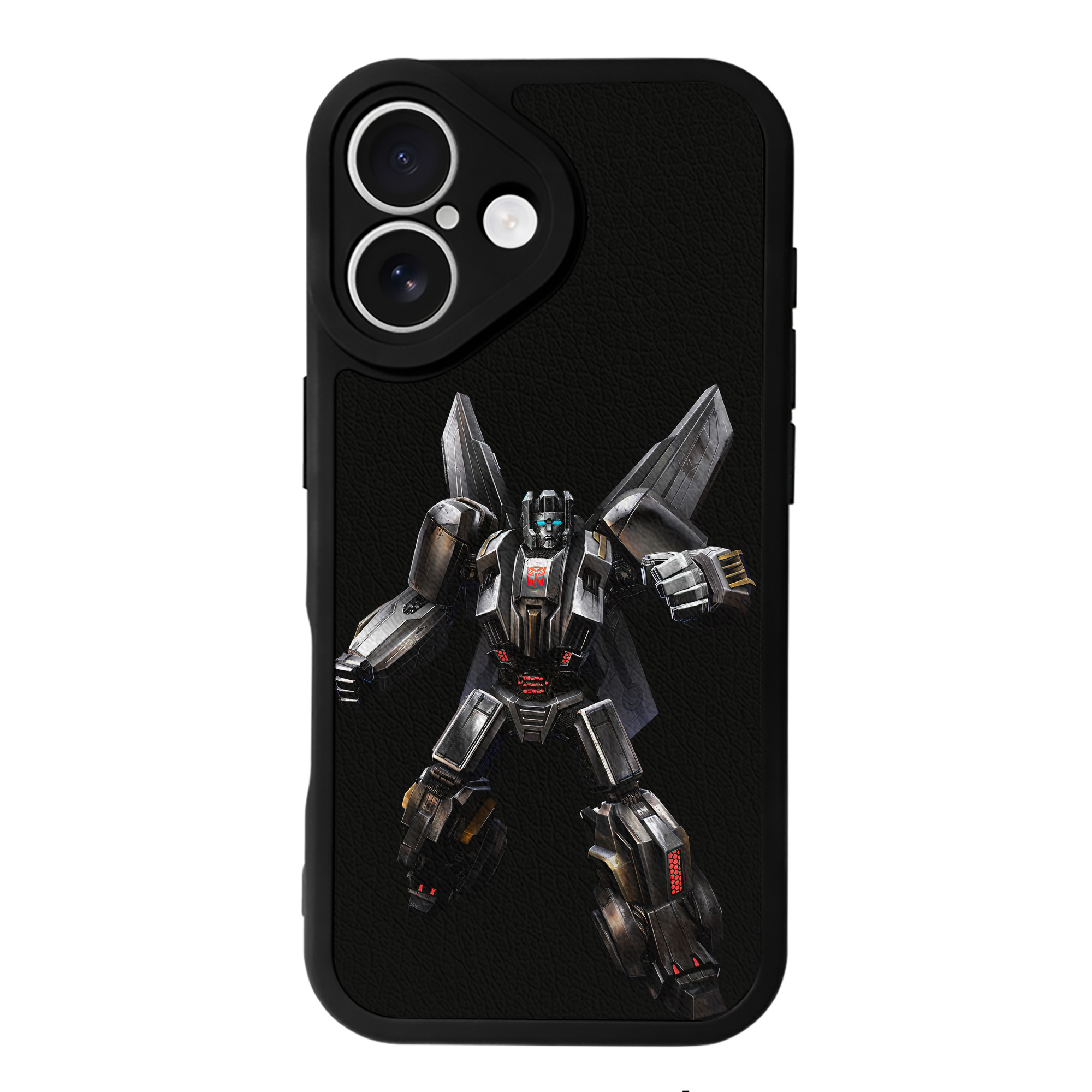 （画像用） Transformers トランスフォーマー 【iPhone 16シリーズ対応】シリコンスマホケース（レザー調） 材質：シリコン